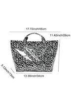 Leopard Print Pvc The Tote Bag