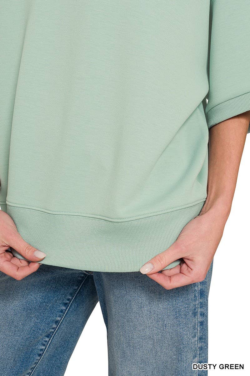 Scuba Collared Short Sleeve Pullover