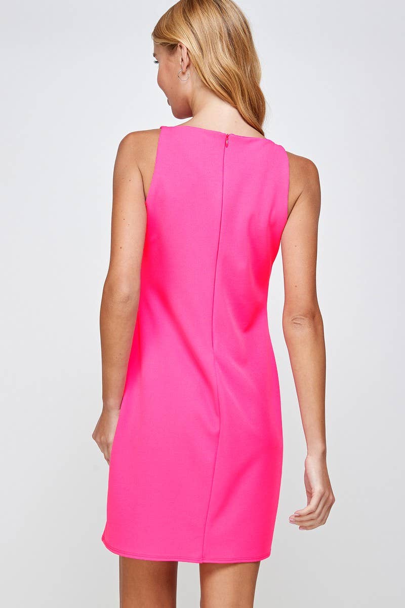 Solid Shift Dress