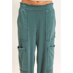 Mineral Wash Cargo Pocket Pants