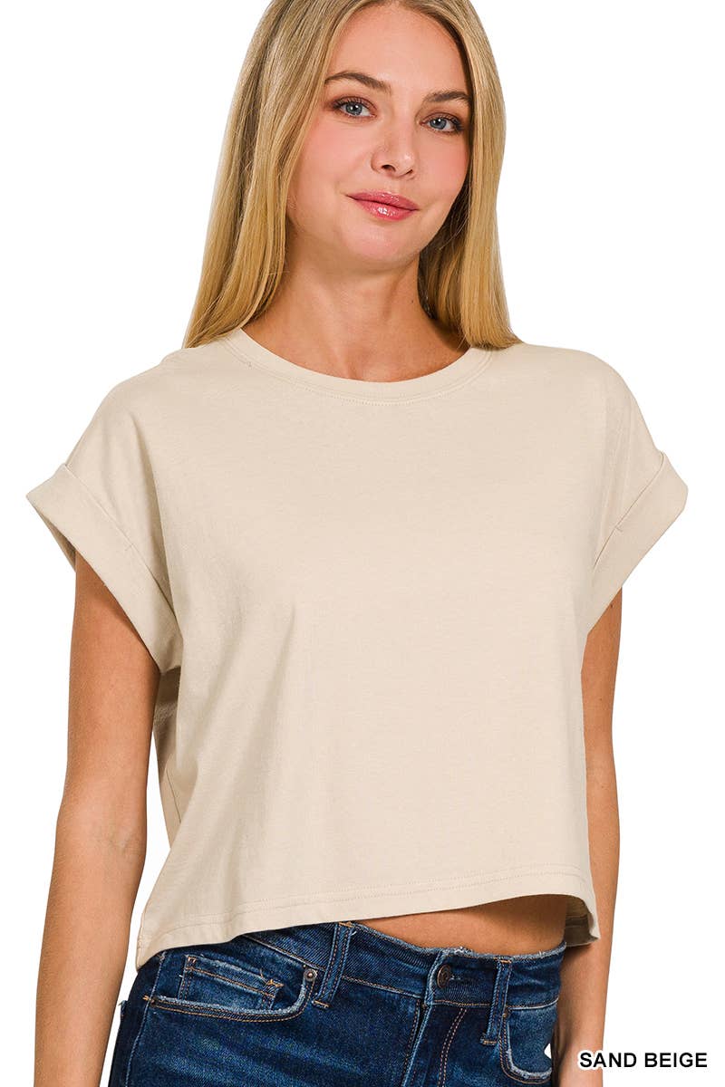 Cotton Short Sleeve Tee - Zenana