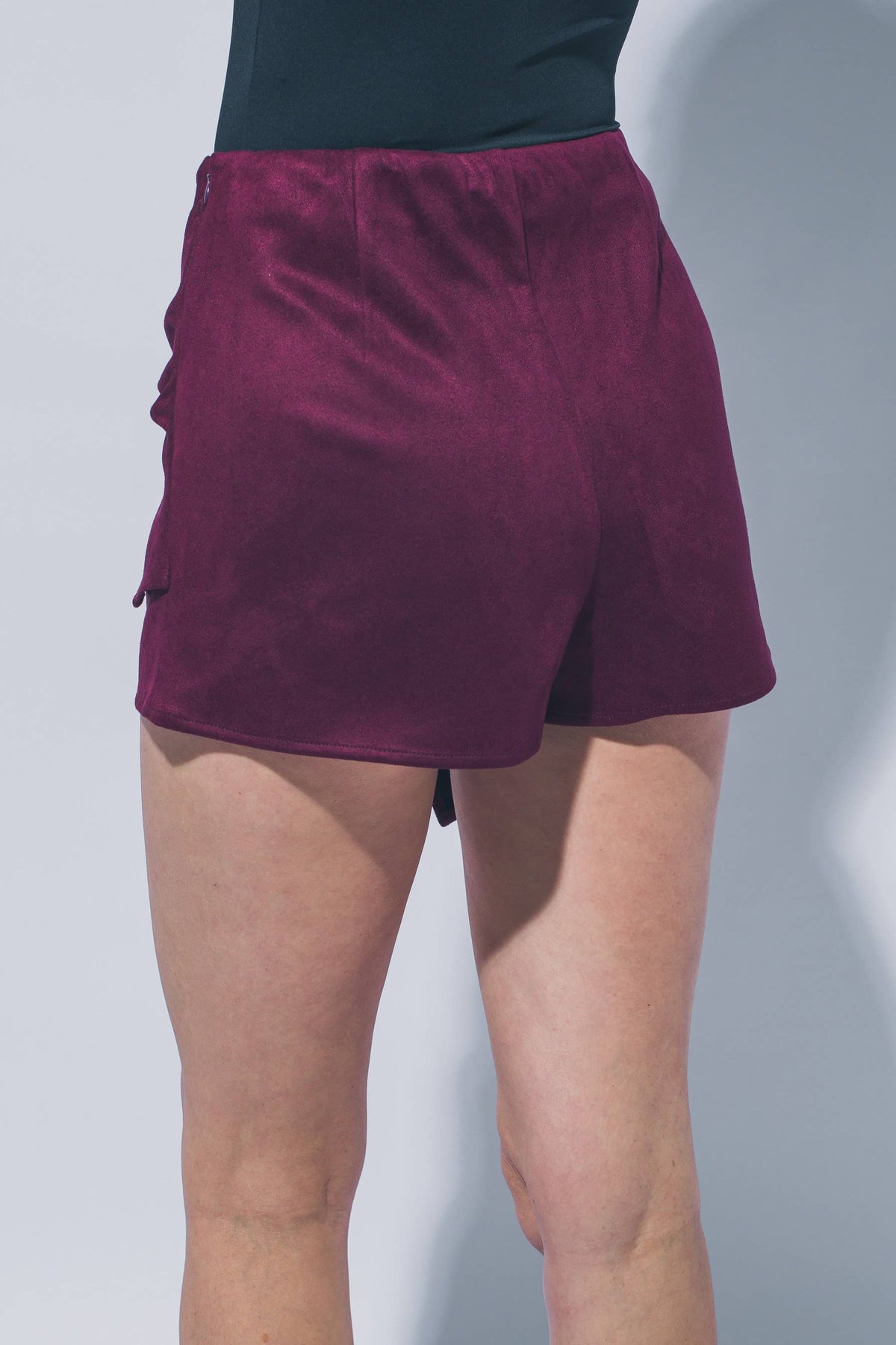 Overlay Mini Skort w/ Gold metal ring