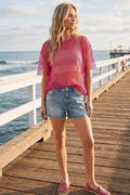 SPARKLE FISHNET TOP