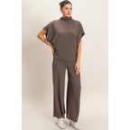 Dolman Sleeve Top And Pant Set