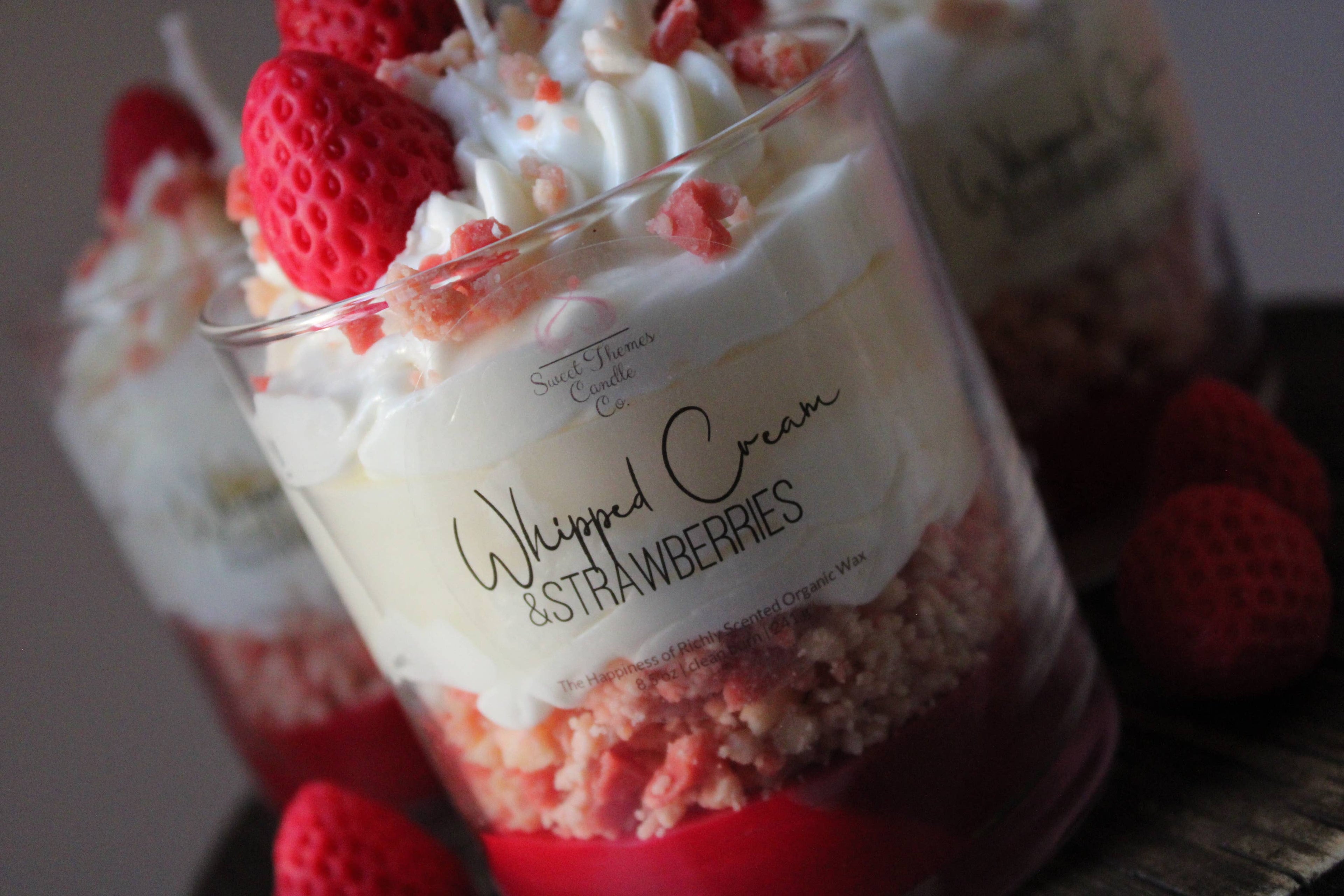 Strawberries and Whipped Cream Parfait