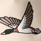 Flying Mallard Embroidered Camo Brim Trucker Hat