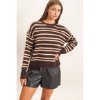 Striped Crew Neck Sweater