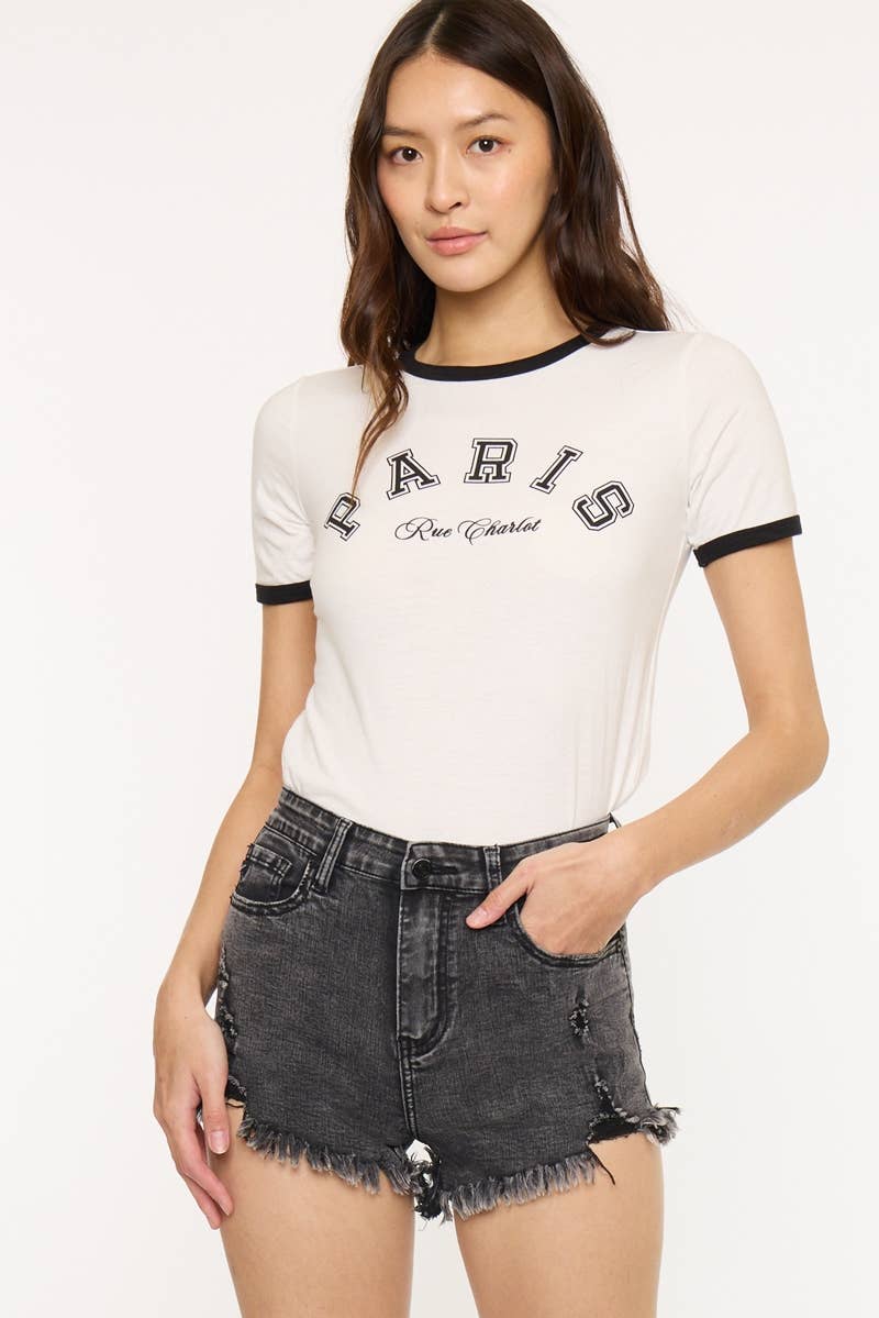 KanCan Date Night High Rise Shorts