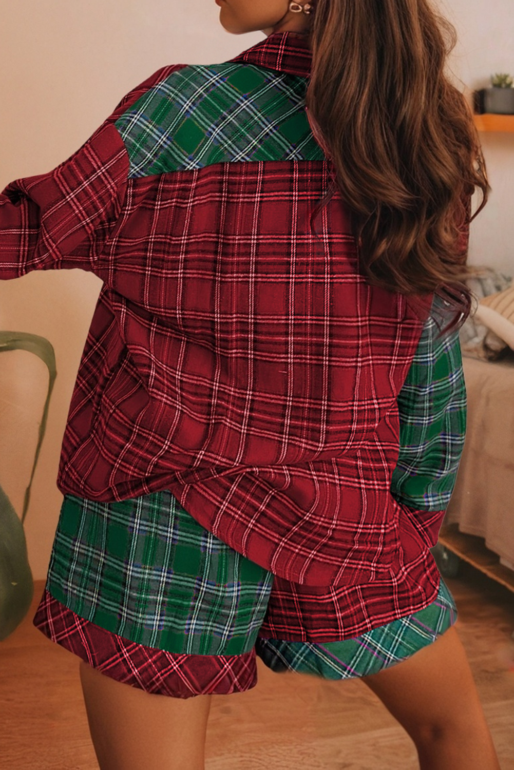 Christmas Morning Plaid PJs