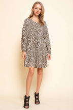 Leopard Babydoll Dress