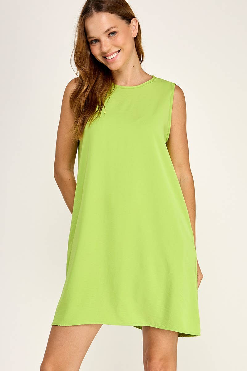 Solid Shift Dress