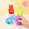 12PCS - Gummy Bear Squeeze Squishy Stress Relief Toy