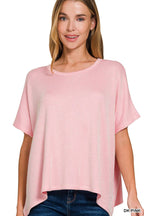 Corded Oversized Top