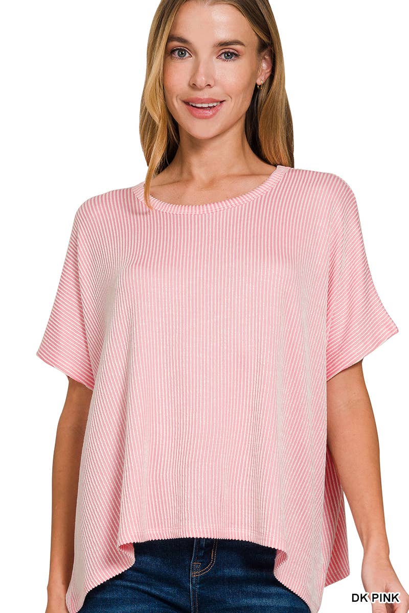 Corded Oversized Top