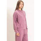 Long Sleeve Hoodie With Kangaroo Pocket