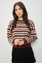 POSY STRIPED SWEATER