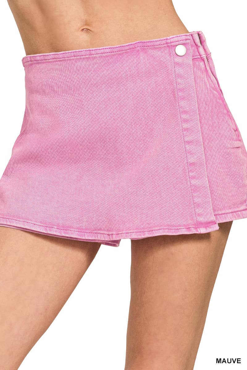 Olivia Washed Skort