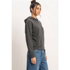 Long Sleeve Hoodie With Kangaroo Pocket