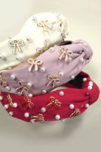 Classy Bow + Pearl Headband