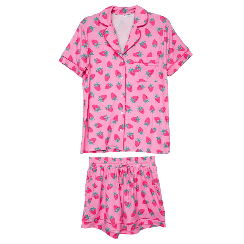 Plant City Pink Strawberry PJ's
