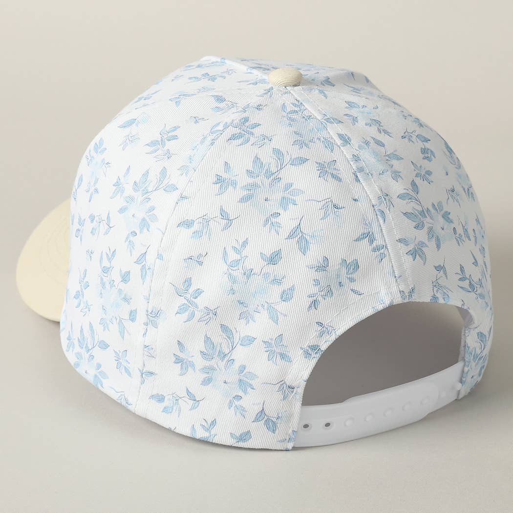 HONEY Embroidered Flower PatternTrucker Hat