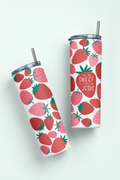 Tis So Sweet To Trust In Jesus Strawberry Tumbler