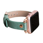 Apple Watch Band 38mm 40mm 42mm 44mm, Leather Watchband, Leopard Apple Watch Strap, iWatch Bracelet, Personalized Gift, Custom iWatch Band