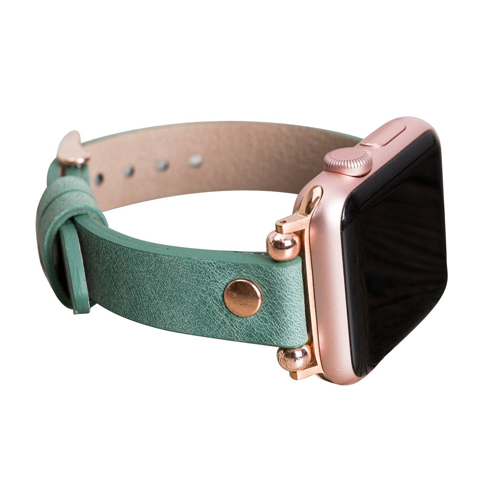 Apple Watch Band 38mm 40mm 42mm 44mm, Leather Watchband, Leopard Apple Watch Strap, iWatch Bracelet, Personalized Gift, Custom iWatch Band