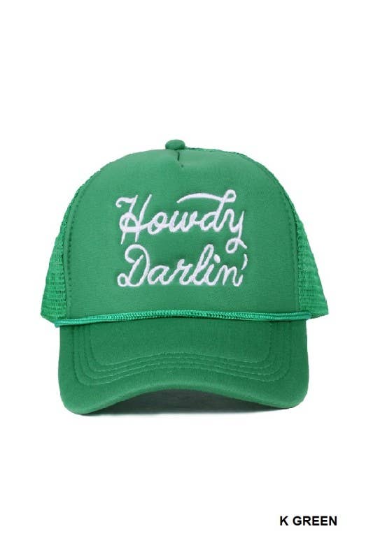 Howdy Darlin Mesh Trucker Cap