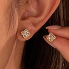 Clover Halo Stud Earrings | 40E520