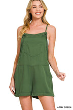 Knot Strap Romper w/ pockets - Zenana