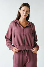 Urban Ease Mineral Wash Hoodie Jacket
