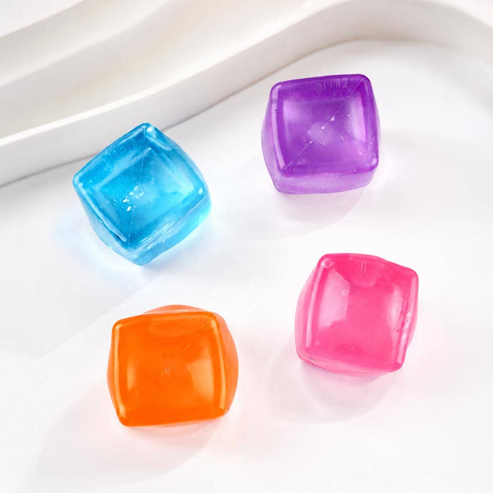 12PCS - Cube Squeeze Squishy Stress Relief Toy
