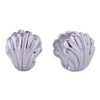 14K Gold Dipped Shell Huggie Earrings