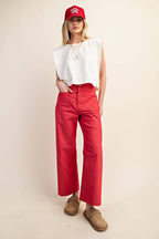 Ankle Cropped Summer Pants