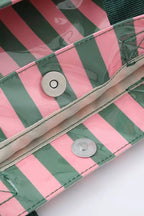 Striped Rectangular Shopper Tote Bag