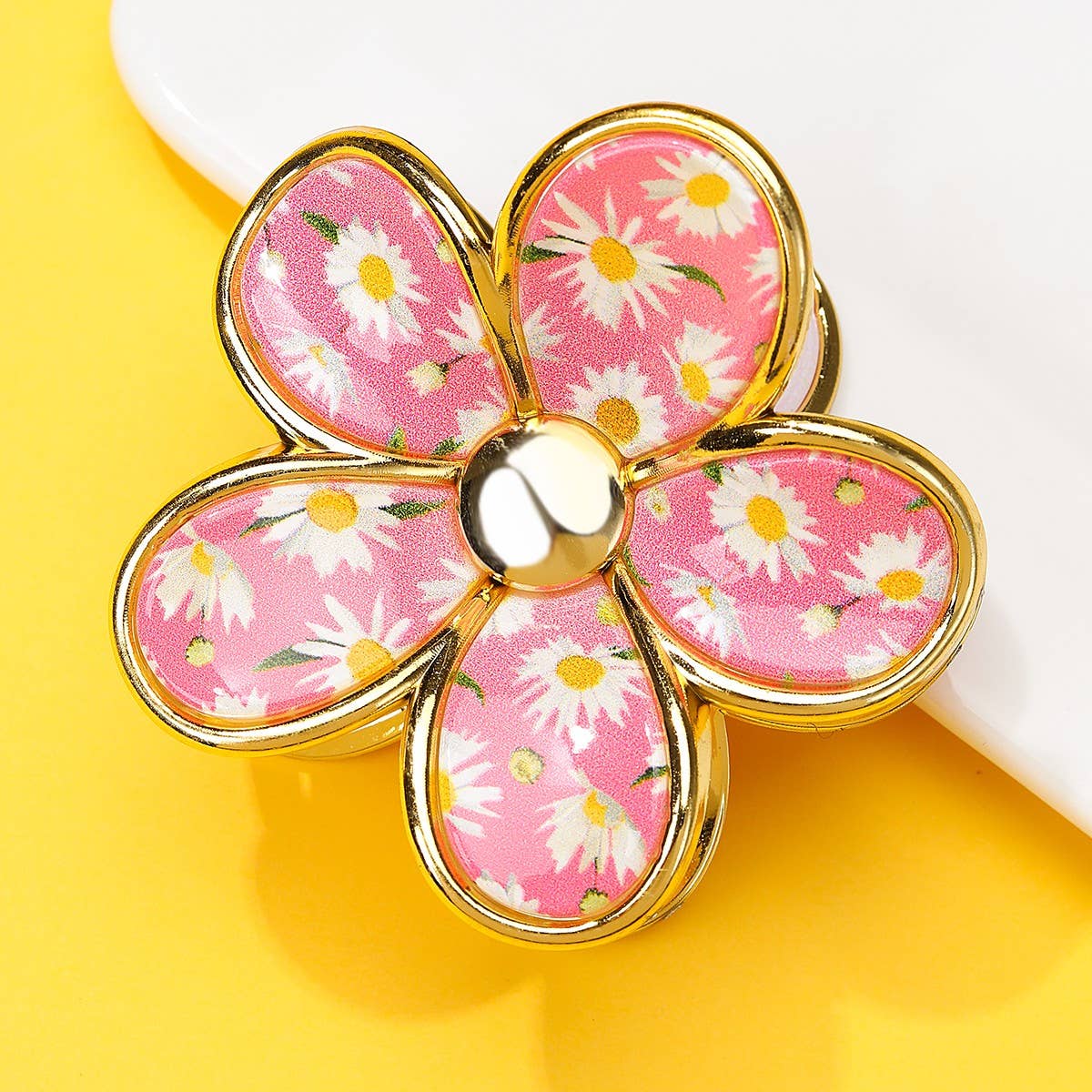Floral Bloom Hair Claw Clips