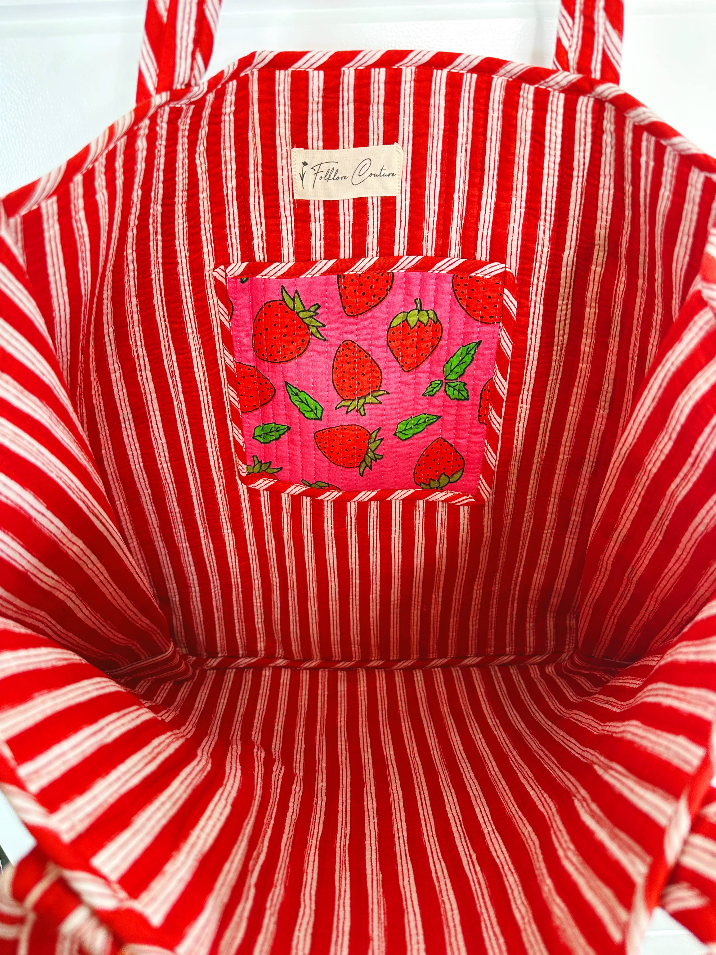 Local Royal Quilted Tote Bag