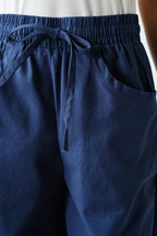 Ember Cotton Barrel-Leg Utility Pants