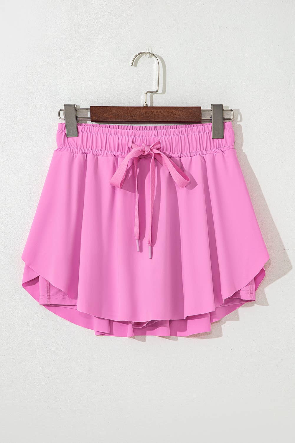 LAS Drawstring Elastic Waistband Lined Tennis Skorts (S-XL)
