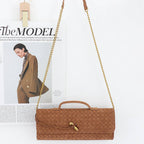 Vegan Suede Braided Bag