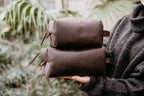 Personalized Leather Dopp Kit & Toiletry Bag, Customized Groomsmen Gift Toiletry Bag, Monogrammed Mens Toiletry Bag, Gift for Him