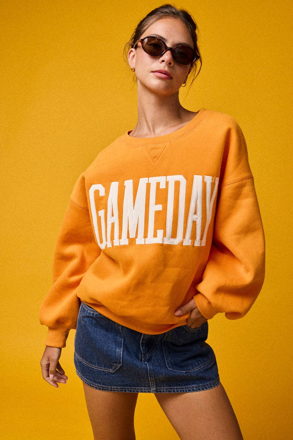 PT18777 - Heather Gameday Sweatshirt