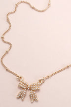 Pearl Bow Necklace