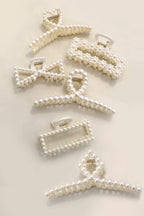 PEARL HAIR CLAW CLIPS