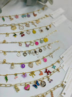 Trendy Gold Everyday Charm Bracelet