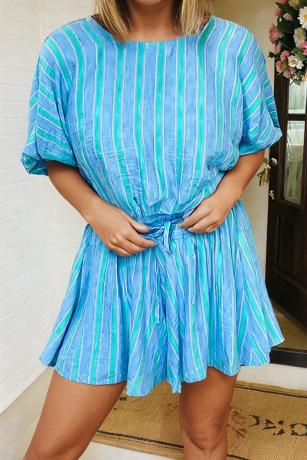 Cotton Candy Flowy Shorts Set