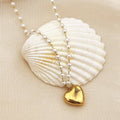 18K STAINLESS STEEL TARNISH FREE HEART NECKLACE | 40NK9433