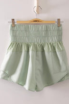 NP71089-Double Layered Activewear Shorts