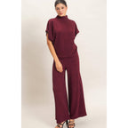 Dolman Sleeve Top And Pant Set